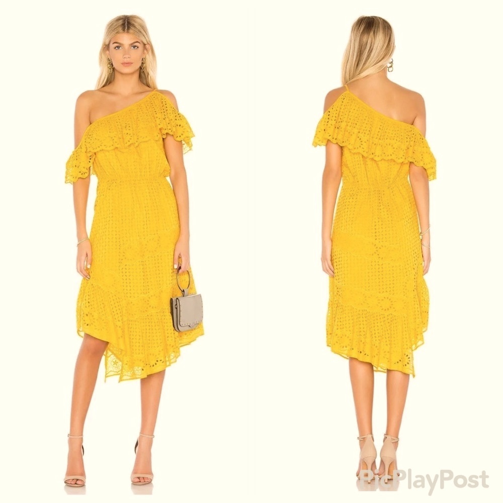 NWT Joie Corynn Eyelet Dress in Cornsilk